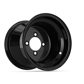 BuggiesUnlimited.com; GTW Steel Matte Black Offset Wheel - 10 Inch