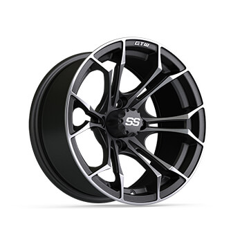 BuggiesUnlimited.com; GTW Spyder Matte Gray Wheel - 14 Inch